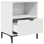 Armadio da Notte 2 pcs Bianco 49 x 36 x 61 cm Legno multistrato