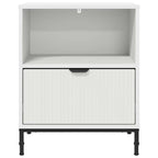 Armadio da Notte 2 pcs Bianco 49 x 36 x 61 cm Legno multistrato
