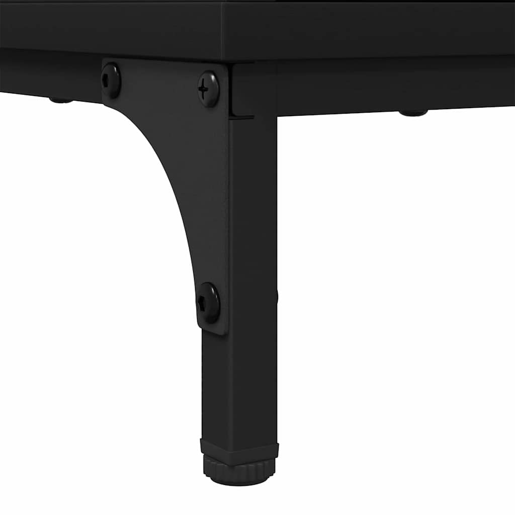 Armadio da Notte 2 pcs Nero 49 x 36 x 61 cm Legno multistrato