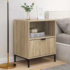 Armadio da Notte 2 pcs rovere sonoma 49 x 36 x 61 cm