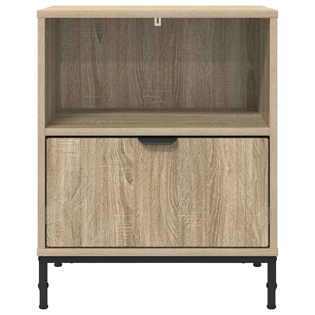 Armadio da Notte 2 pcs rovere sonoma 49 x 36 x 61 cm