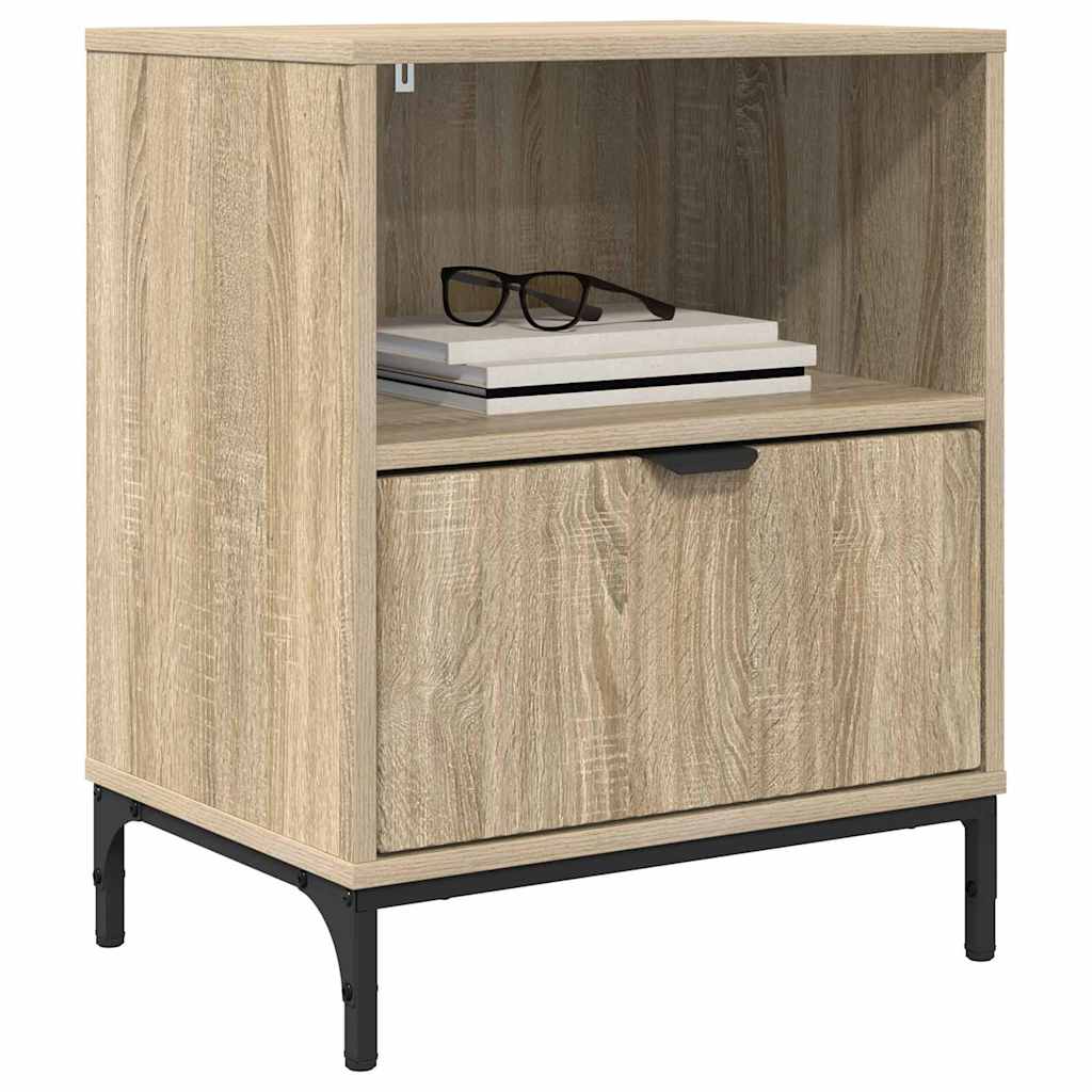 Armadio da Notte 2 pcs rovere sonoma 49 x 36 x 61 cm