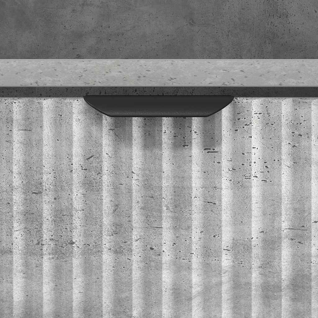Armadio da Notte 2 pcs Grigio cemento 49 x 36 x 61 cm