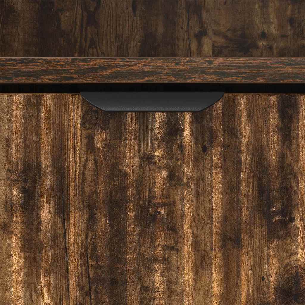 Armadio da Notte Rovere fumo 49 x 36 x 61 cm Legno multistrato