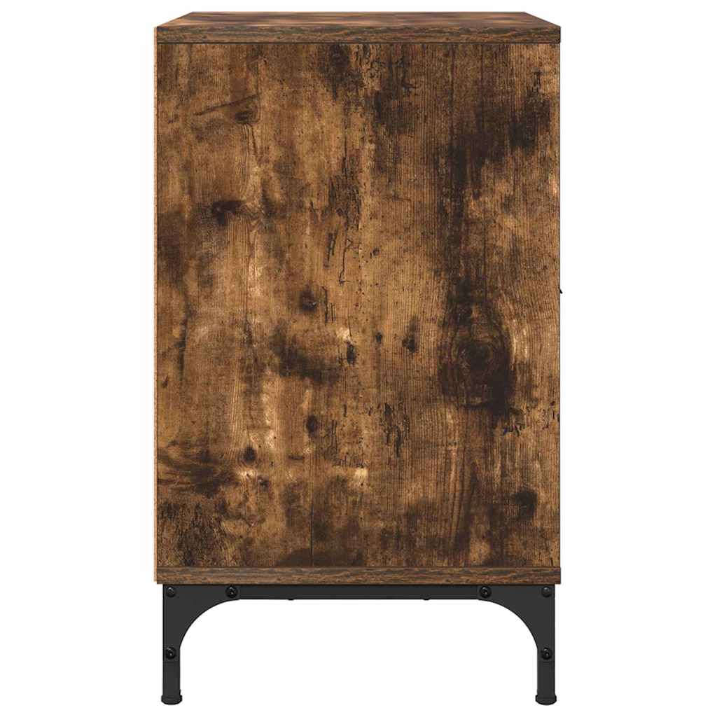 Armadio da Notte Rovere fumo 49 x 36 x 61 cm Legno multistrato