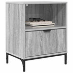 Armadio da Notte con cassetto Grigio sonoma 49 x 36 x 61 cm