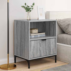 Armadio da Notte 2 pcs Grigio sonoma 49 x 36 x 61 cm