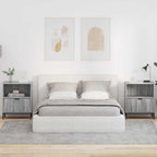 Armadio da Notte 2 pcs Grigio sonoma 49 x 36 x 61 cm