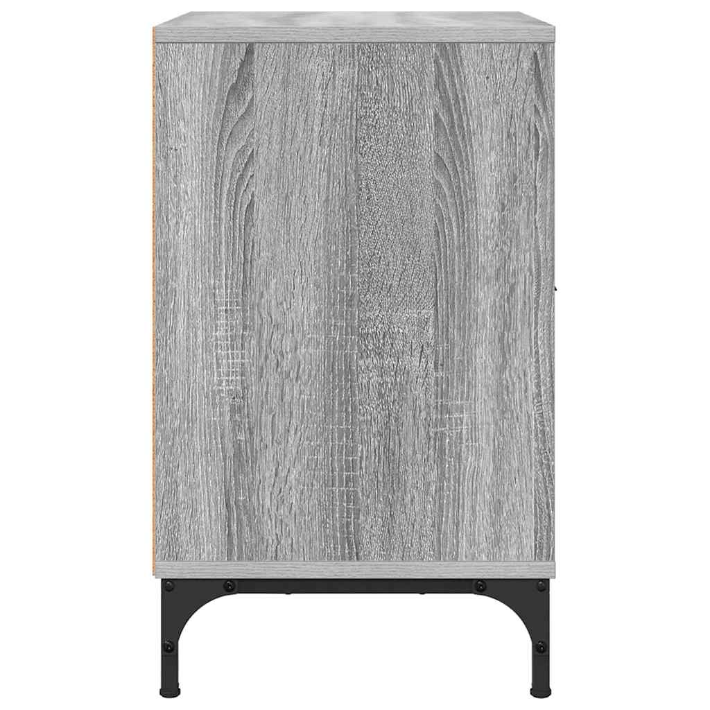 Armadio da Notte 2 pcs Grigio sonoma 49 x 36 x 61 cm