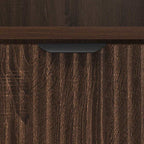 Armadio da Notte 2 pcs Rovere marrone 49 x 36 x 61 cm