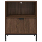 Armadio da Notte 2 pcs Rovere marrone 49 x 36 x 61 cm