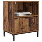 Armadio da Notte con cassetto Legno vecchio 49 x 36 x 61 cm