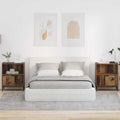 Armadio da Notte 2 pcs Legno vecchio 49 x 36 x 61 cm