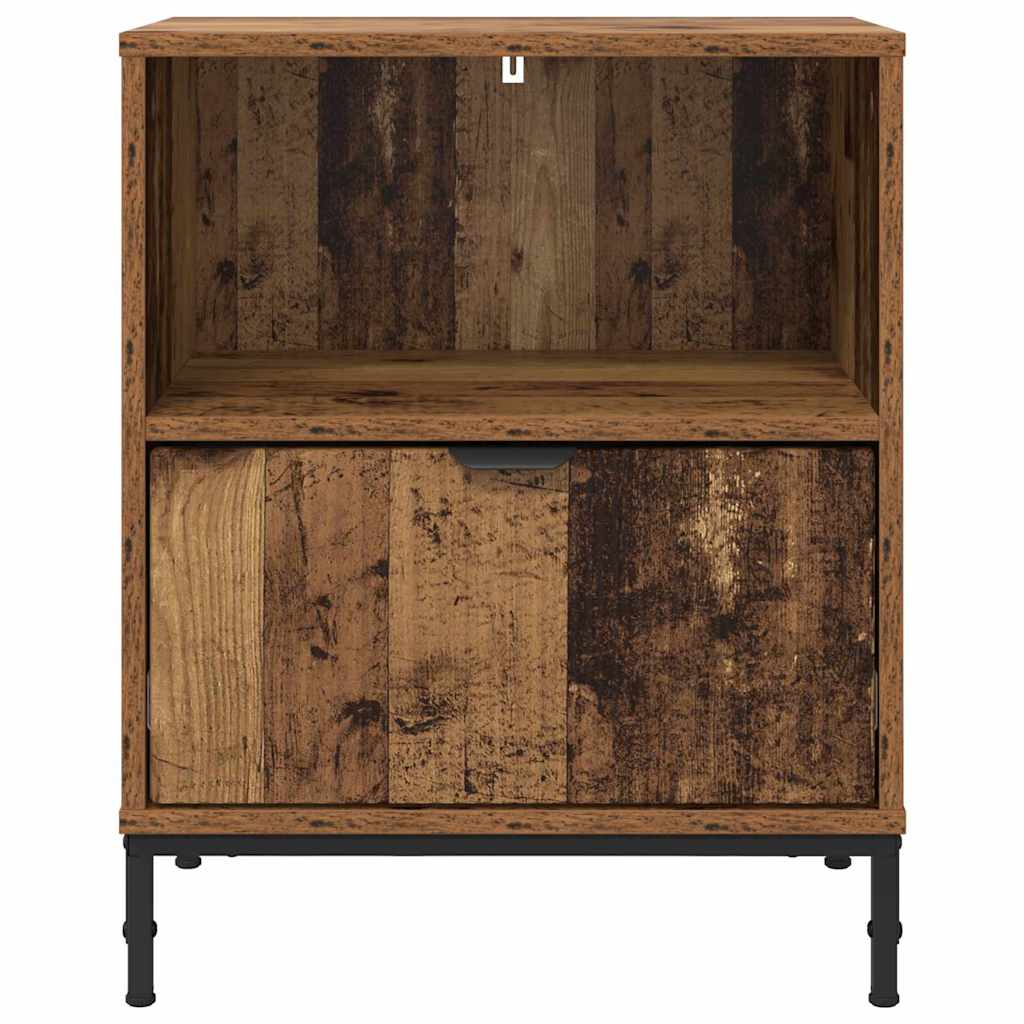 Armadio da Notte 2 pcs Legno vecchio 49 x 36 x 61 cm