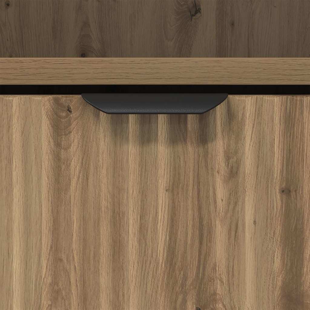 Armadio da Notte 2 pcs rovere artigianale 49 x 36 x 61 cm