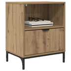 Armadio da Notte 2 pcs rovere artigianale 49 x 36 x 61 cm