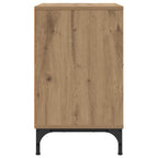Armadio da Notte 2 pcs rovere artigianale 49 x 36 x 61 cm