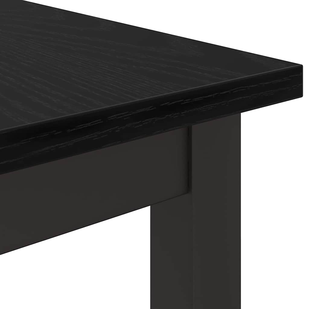 tavolo Rovere Nero 80 x 50 x 76,5 cm