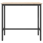 tavolo Naturale 100 x 50 x 91 cm Legno ingegnerizzato e acciaio