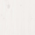 tavolo Bianco 80 x 50 x 77 cm Legno ingegnerizzato e acciaio