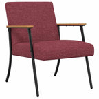 poltrona Rosso Vino Tessuto