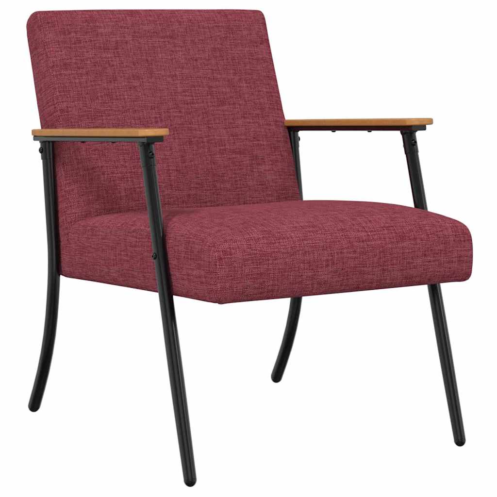 poltrona Rosso Vino Tessuto