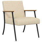 poltrona Crema Tessuto