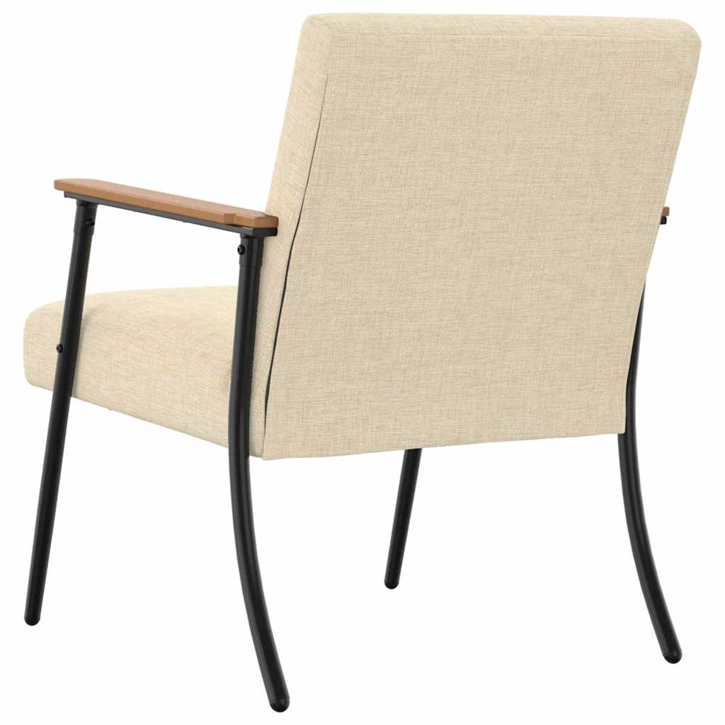 poltrona Crema Tessuto