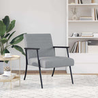 poltrona Grigio chiaro 59 x 75 x 78 cm Tessuto