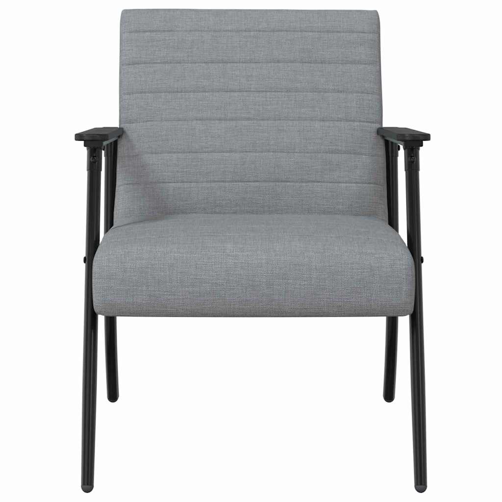 poltrona Grigio chiaro 59 x 75 x 78 cm Tessuto
