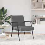 poltrona Grigio scuro 59 x 75 x 78 cm Tessuto