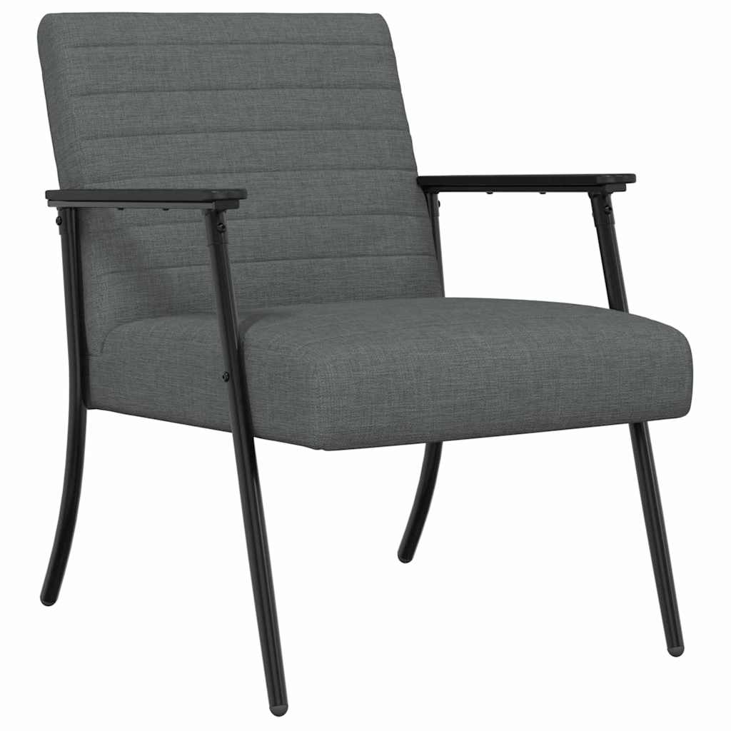 poltrona Grigio scuro 59 x 75 x 78 cm Tessuto