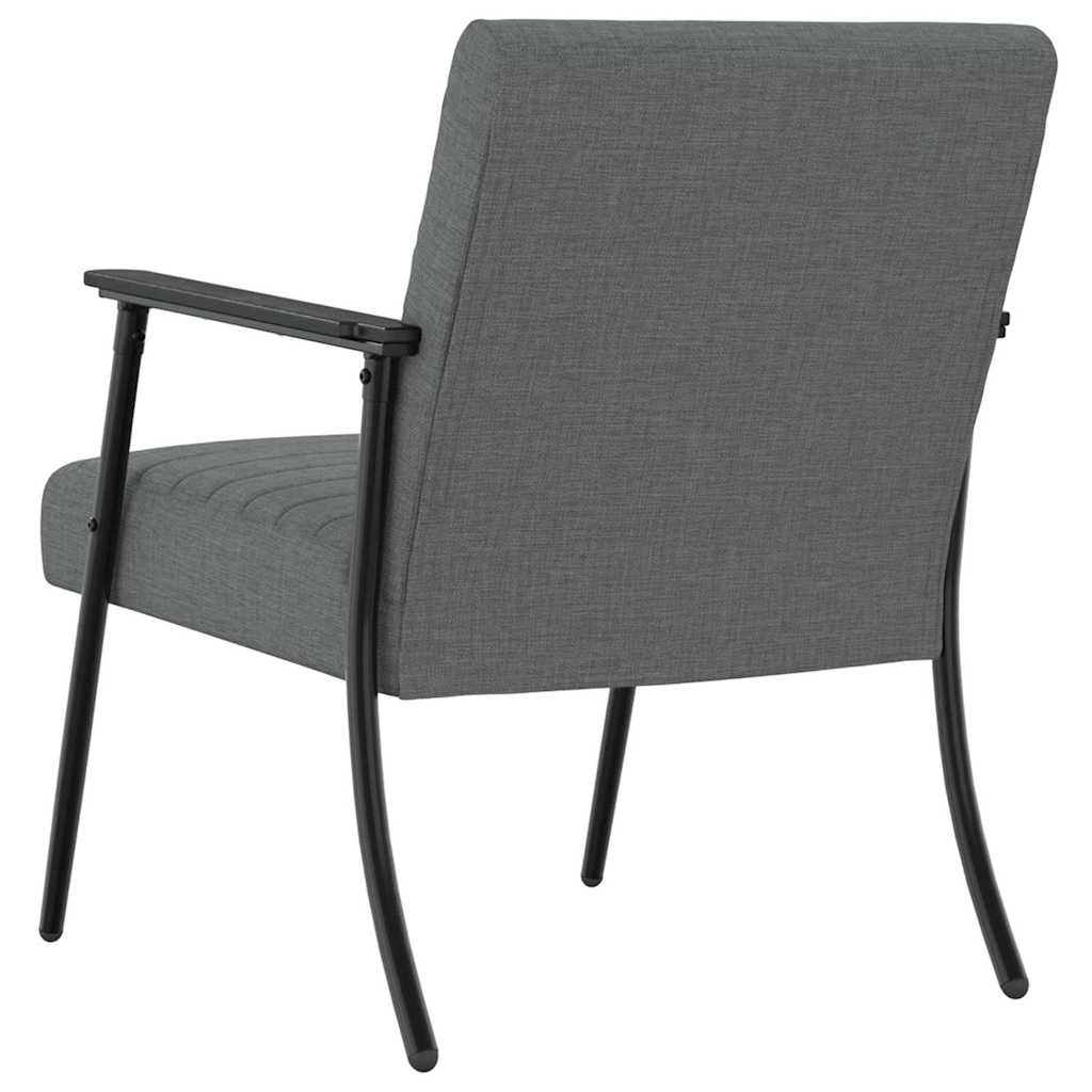poltrona Grigio scuro 59 x 75 x 78 cm Tessuto