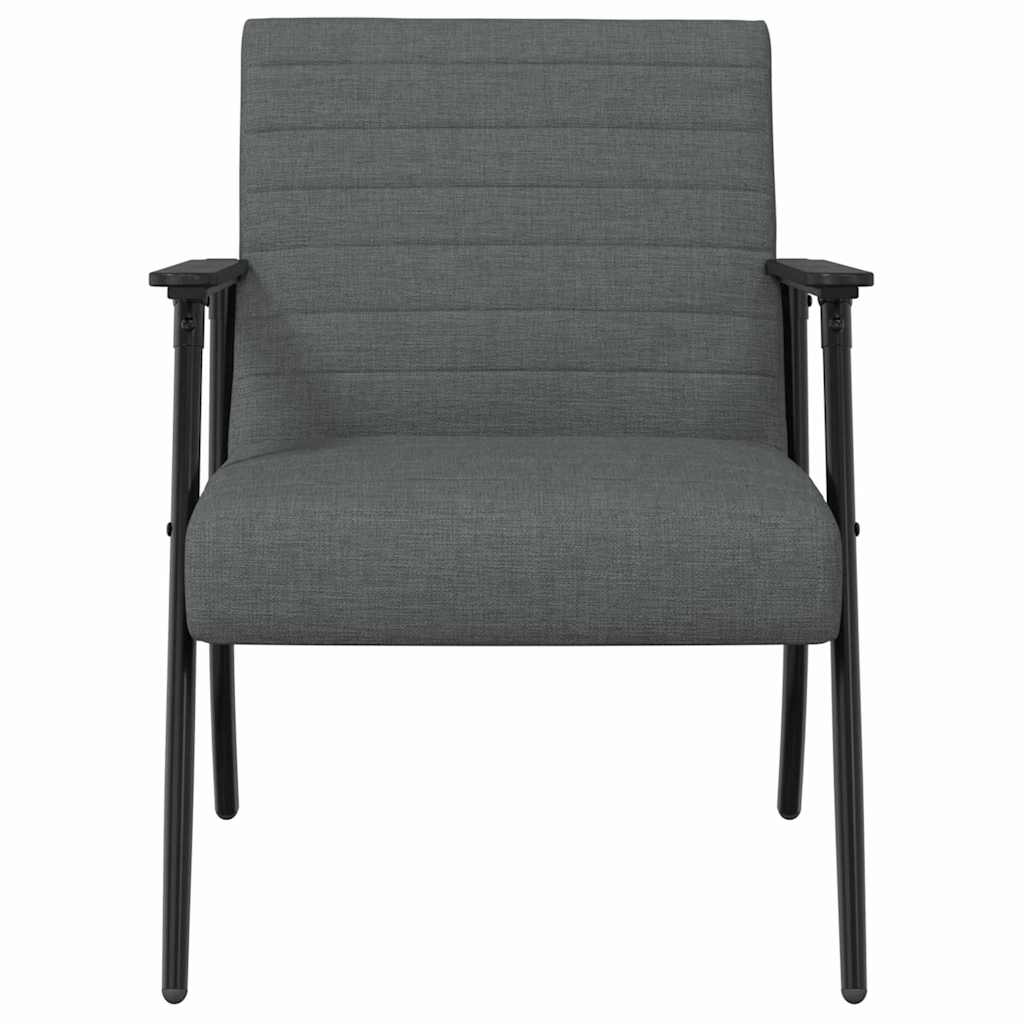 poltrona Grigio scuro 59 x 75 x 78 cm Tessuto