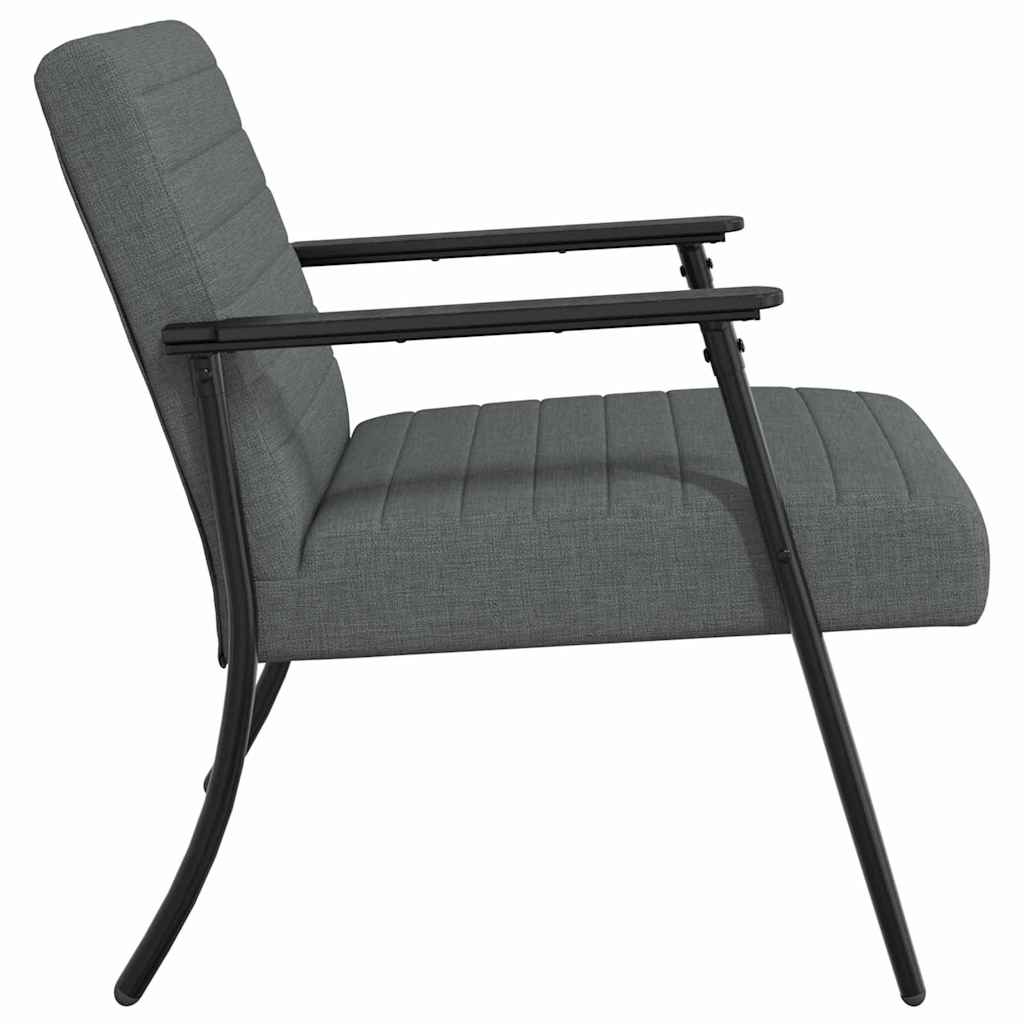 poltrona Grigio scuro 59 x 75 x 78 cm Tessuto