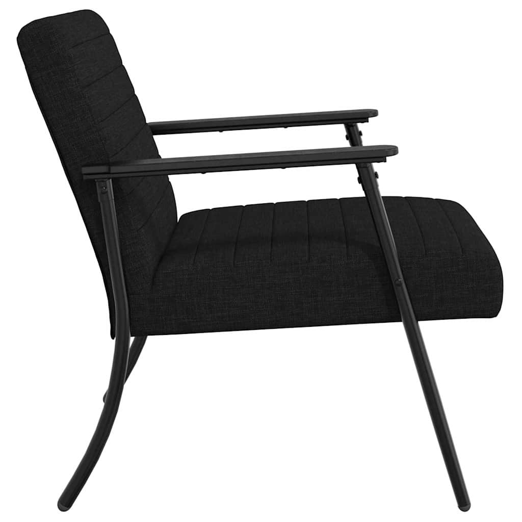 poltrona Nero 59 x 75 x 78 cm Tessuto