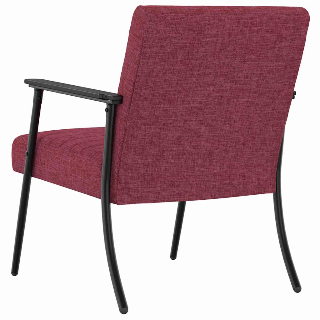poltrona Rosso Vino 59 x 75 x 78 cm Tessuto