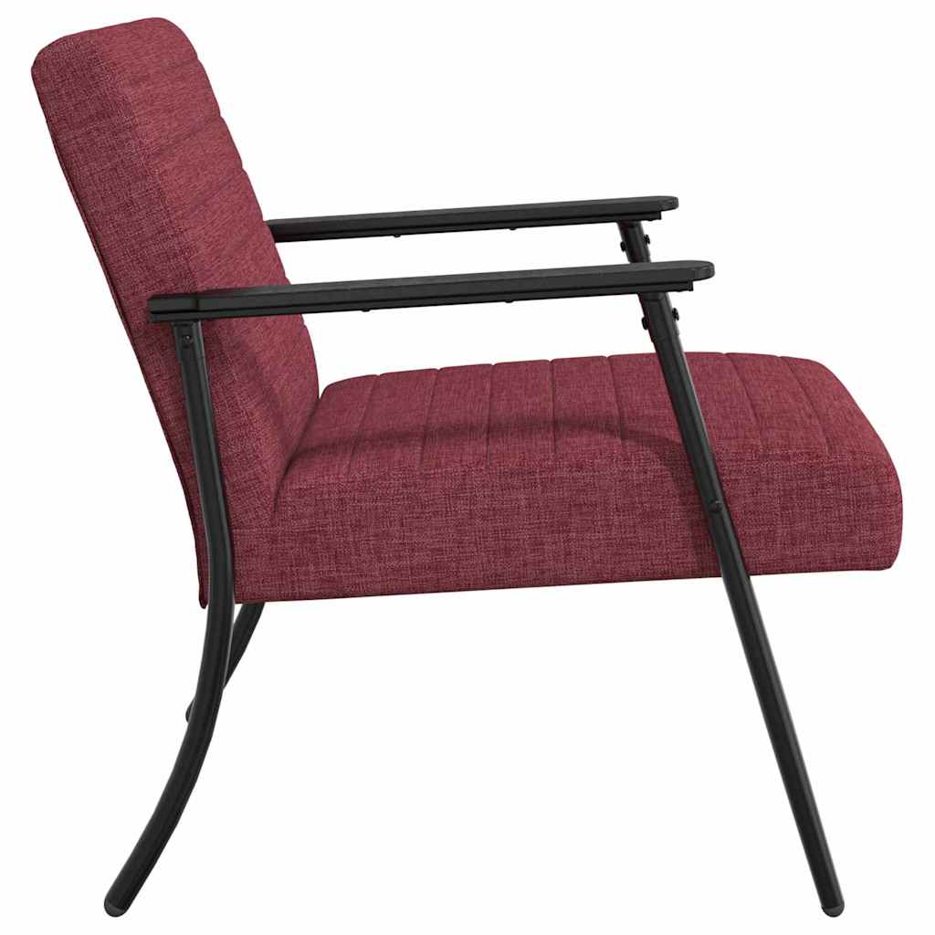 poltrona Rosso Vino 59 x 75 x 78 cm Tessuto