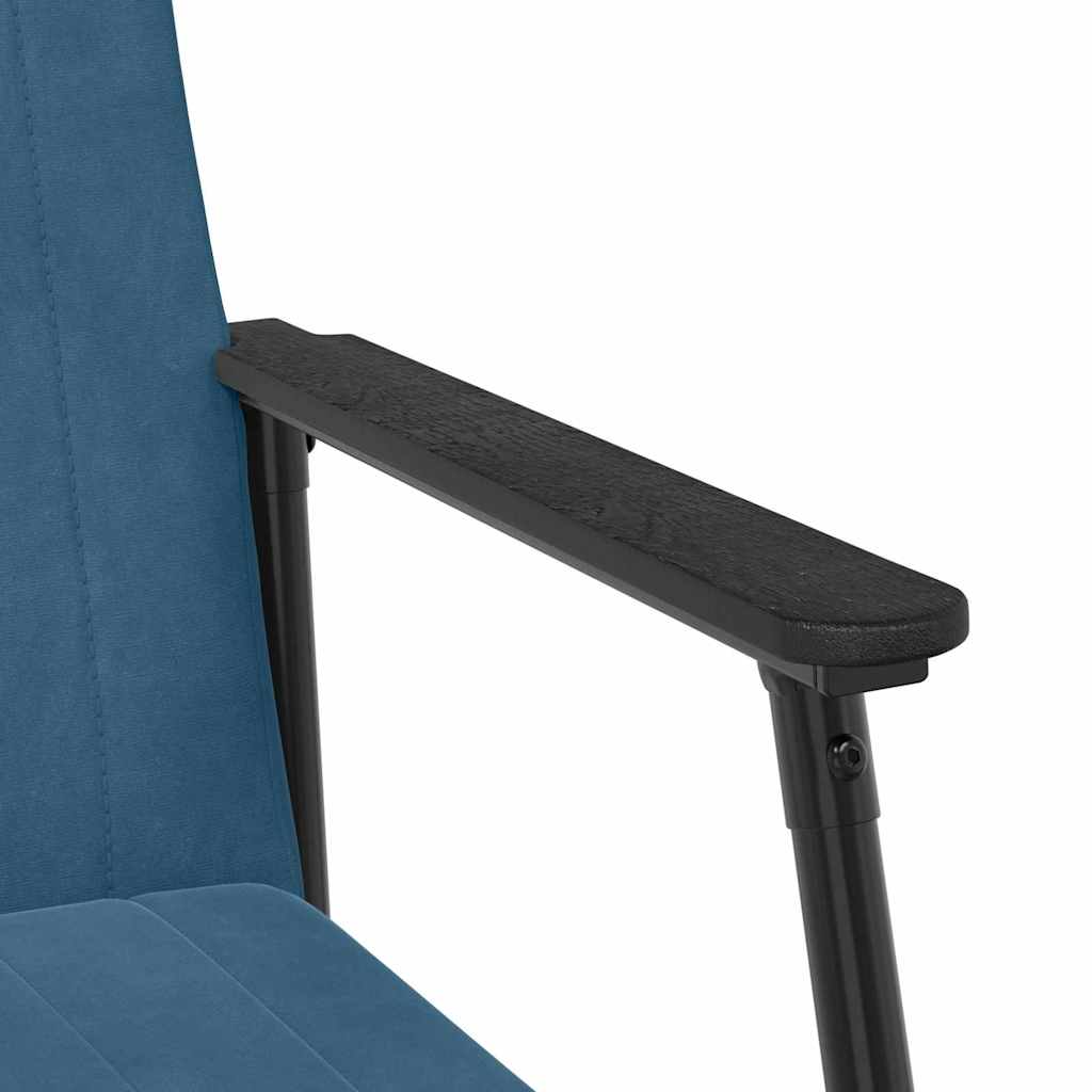 poltrona Blu 59 x 75 x 78 cm Velluto