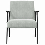 poltrona Grigio chiaro 59 x 75 x 78 cm Velluto
