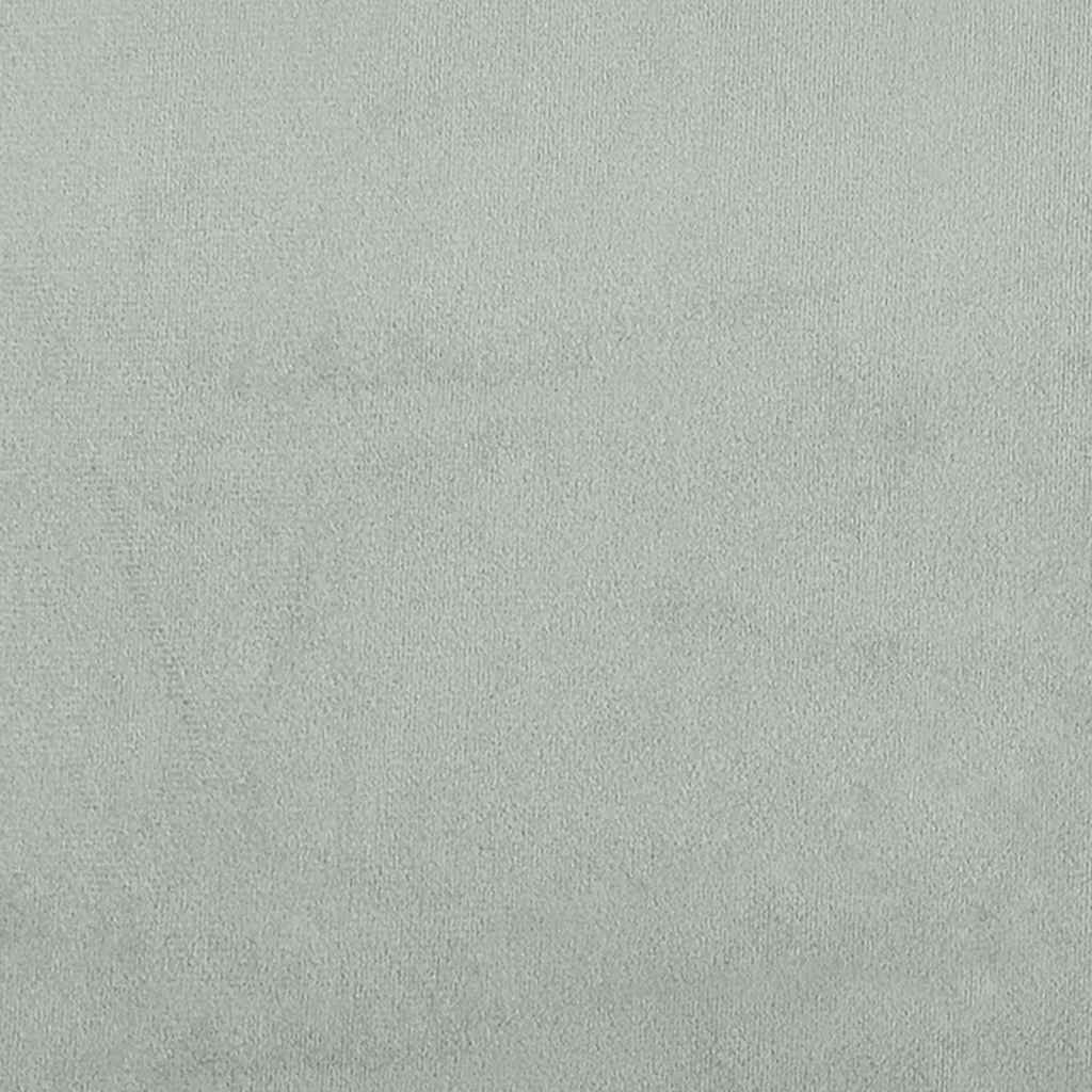 poltrona Grigio chiaro 59 x 75 x 78 cm Velluto