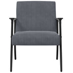 poltrona Grigio scuro 59 x 75 x 78 cm Velluto