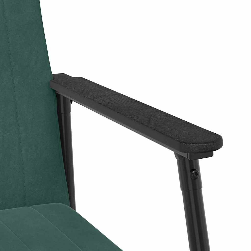 poltrona Verde Scuro 59 x 75 x 78 cm Velluto