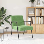 poltrona Verde chiaro 59 x 75 x 78 cm Velluto