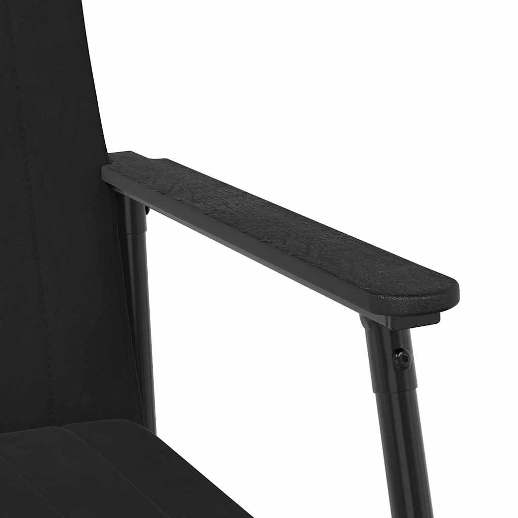 poltrona Nero 59 x 75 x 78 cm Velluto