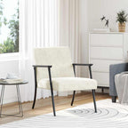 poltrona Crema 59 x 75 x 78 cm Velluto
