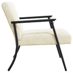 poltrona Crema 59 x 75 x 78 cm Velluto