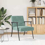 poltrona Verde Mare 59 x 75 x 78 cm Velluto