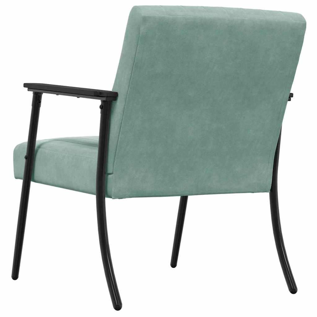 poltrona Verde Mare 59 x 75 x 78 cm Velluto
