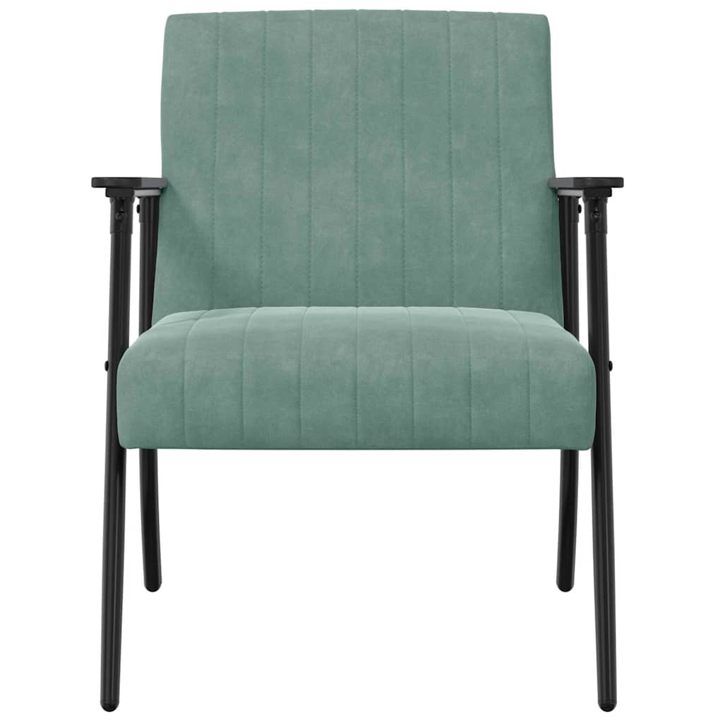 poltrona Verde Mare 59 x 75 x 78 cm Velluto